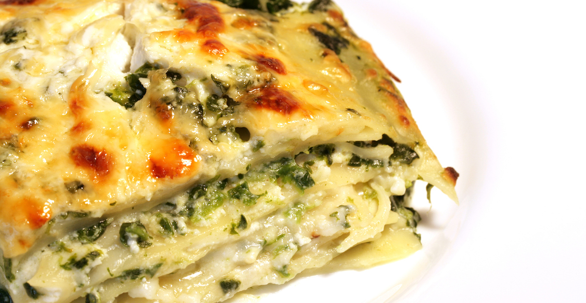 Lasagne ricotta e spinaci