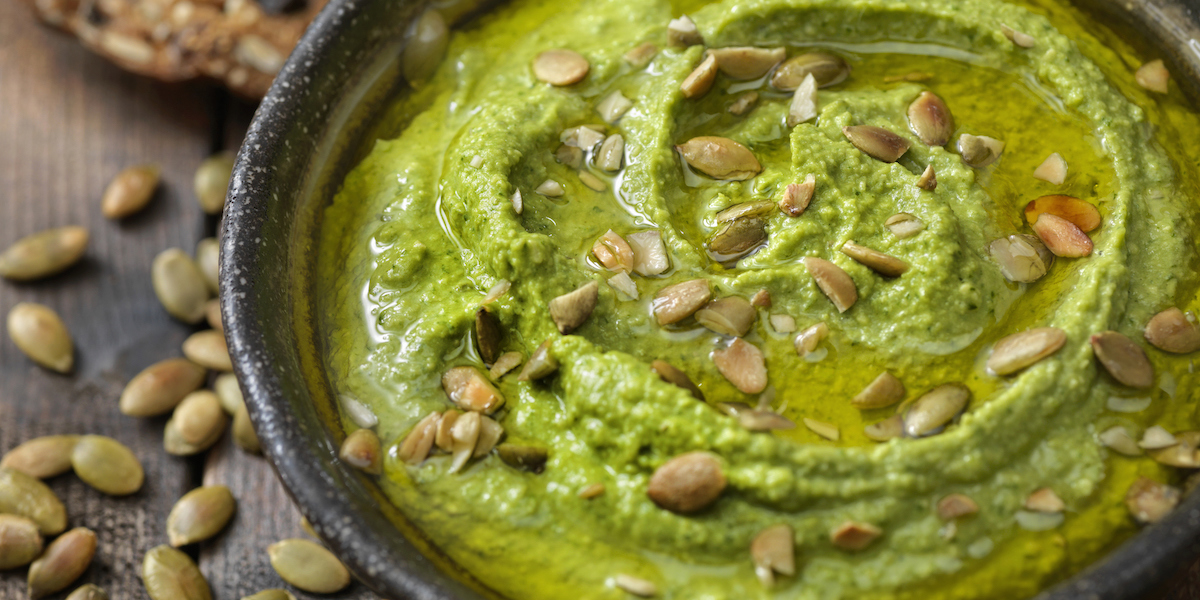 Hummus di piselli