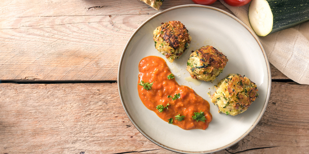 Polpette di avena e zucchine