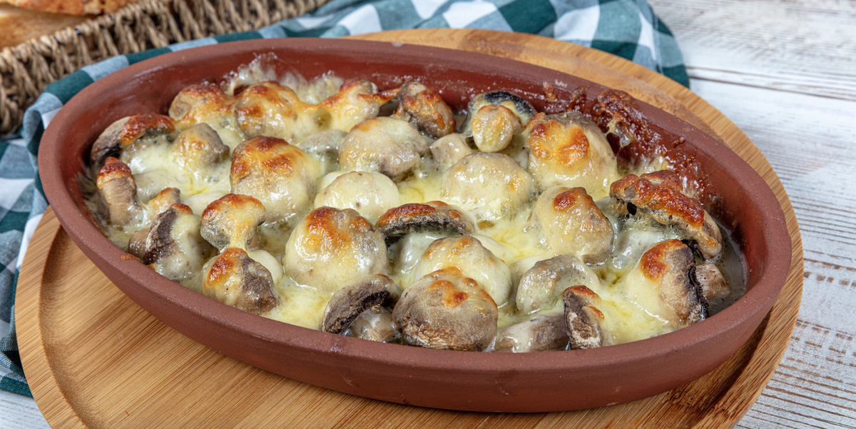 Funghi gratinati
