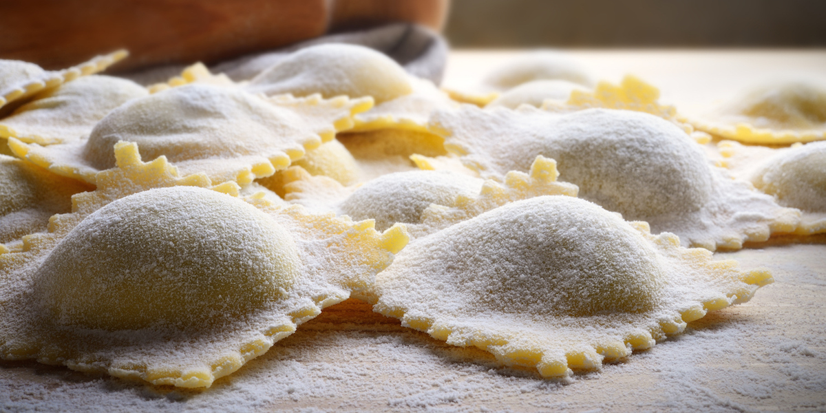 Ravioli di Cecina di Chivo