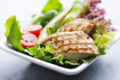dieta del brodo insalata di pollo