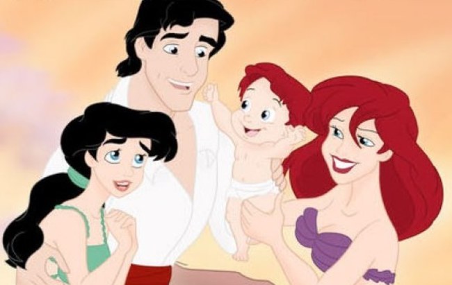 I Teneri Volti dei Figli delle Coppie Disney