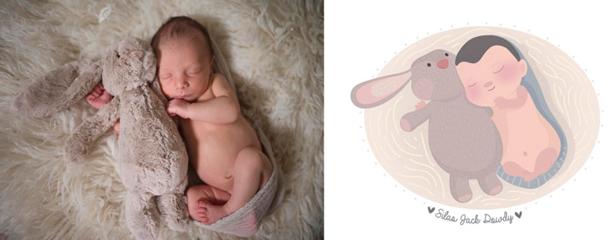 L'Artista che Trasforma le Foto dei Bambini in Cartoni Animati