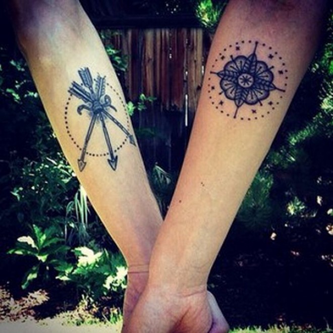 Le Più Belle Idee per Tatuaggi di Coppia da Fare con il Tuo Partner