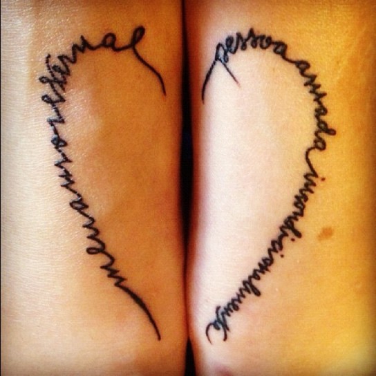 Le Più Belle Idee per Tatuaggi di Coppia da Fare con il Tuo Partner