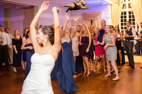 La folle Gallery di Spose che Sostituiscono il Bouquet con un Gatto
