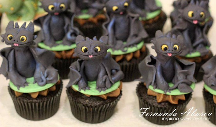 Gli Incredibili Cupcake Ispirati ai Film d'Animazione Dreamworks