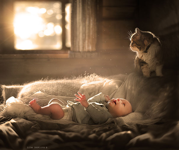 Fotografie che ti Dimostrano l'Importanza di Avere un Gatto per i Bambini