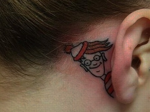 Discreti, Minimal e Sexy: 40 Idee per Tatuaggi dietro l'Orecchio