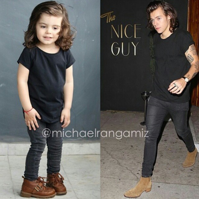 A soli 2 anni Imita Harry Styles degli One Directions (forse) meglio dell'Originale