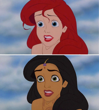 Le Principesse Disney Ridisegnate con un Etnia Diversa Le Principesse Disney Ridisegnate con un Etnia Diversa