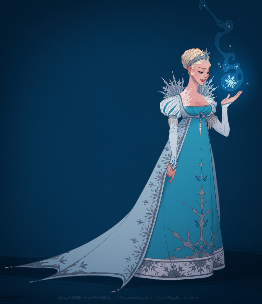 Come Sarebbero Vestite le Principesse Disney in Base al Loro Periodo Storico