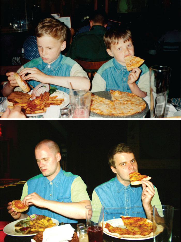 38 Foto d'Infanzia Scattate di Nuovo 20 Anni Dopo: Ecco i Risultati!