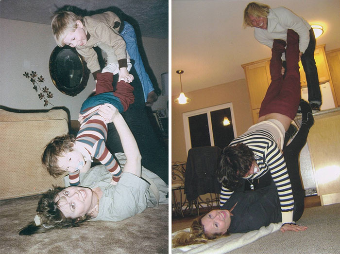 38 Foto d'Infanzia Scattate di Nuovo 20 Anni Dopo: Ecco i Risultati!