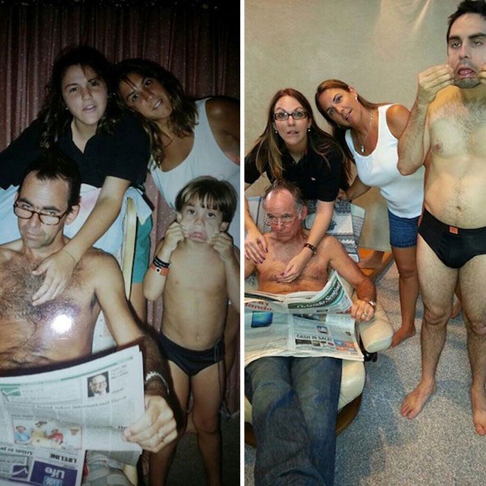 38 Foto d'Infanzia Scattate di Nuovo 20 Anni Dopo: Ecco i Risultati!