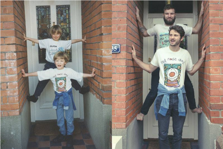 38 Foto d'Infanzia Scattate di Nuovo 20 Anni Dopo: Ecco i Risultati!