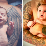 40 Tenerissime Immagini di Genitori Tatuati in Compagnia dei Loro Piccoli!