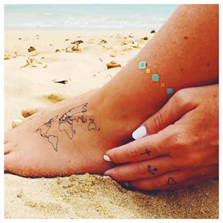 28 fantastici tatuaggi per chi ama viaggiare per il mondo!