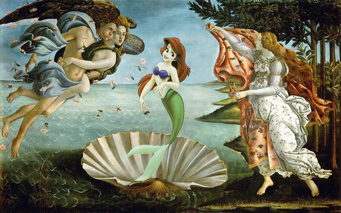 15 Opere d'Arte Famose Interpretate dai Personaggi dei Cartoni Animati!