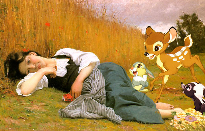 15 Opere d'Arte Famose Interpretate dai Personaggi dei Cartoni Animati!