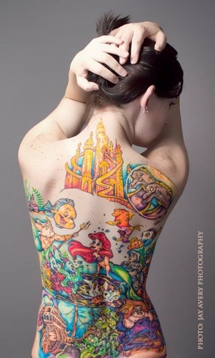 38 Tatuaggi Piccoli e Grandi Ispirati alle Principesse Disney!