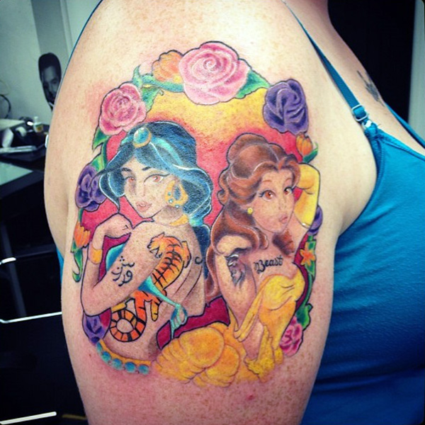 38 Tatuaggi Piccoli e Grandi Ispirati alle Principesse Disney!