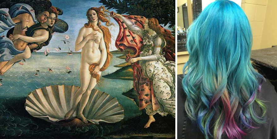 9 Colorazioni di Capelli Ispirate alle Opere d'Arte più Famose al Mondo!