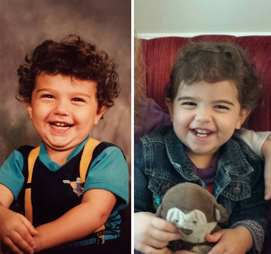 25 Foto di Figli e Genitori che vi Faranno Credere Siano la Stessa Persona