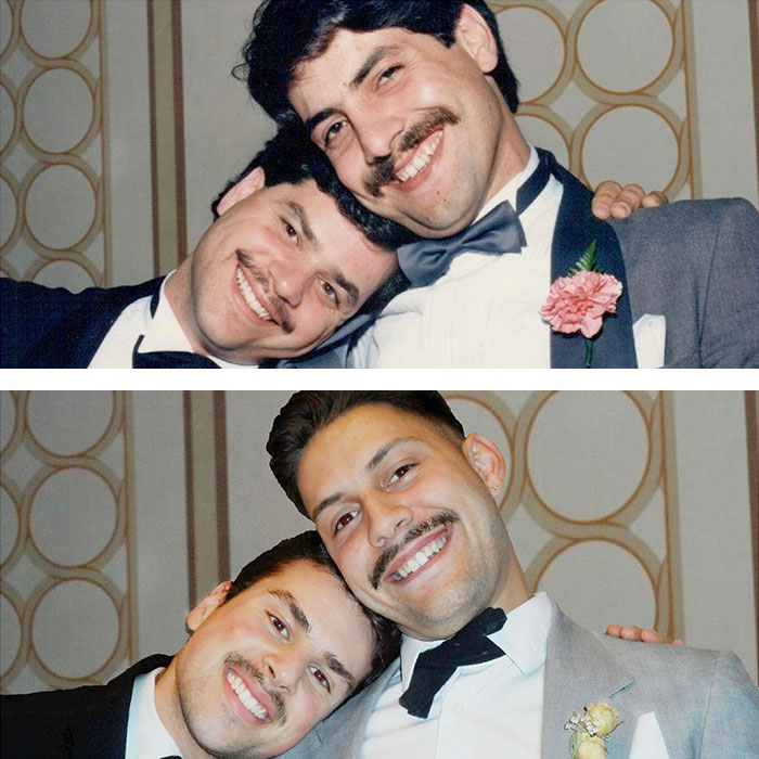 25 Foto di Figli e Genitori che vi Faranno Credere Siano la Stessa Persona