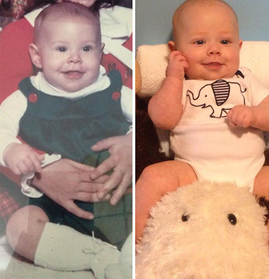 25 Foto di Figli e Genitori che vi Faranno Credere Siano la Stessa Persona