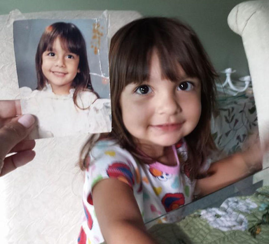 25 Foto di Figli e Genitori che vi Faranno Credere Siano la Stessa Persona