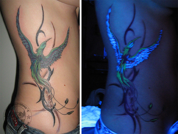 Il Tatuaggio C'è o Non C'è? Ecco 30 Sorpredenti Tattoo che si Illuminano al Buio!