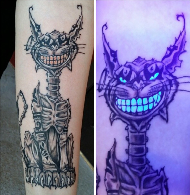 Il Tatuaggio C'è o Non C'è? Ecco 30 Sorpredenti Tattoo che si Illuminano al Buio!