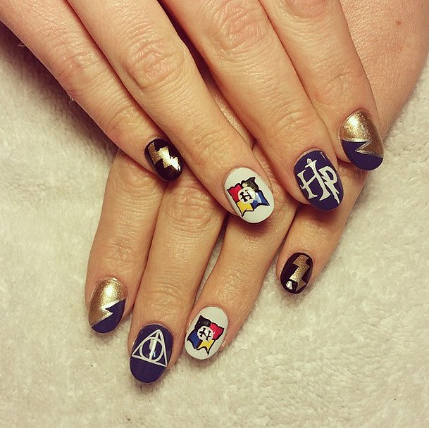 Pazze per Harry Potter? Ecco 20 Magiche Nail Art Ispirate al Famoso Maghetto