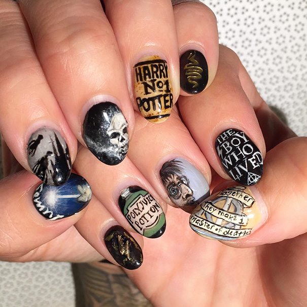 Pazze per Harry Potter? Ecco 20 Magiche Nail Art Ispirate al Famoso Maghetto