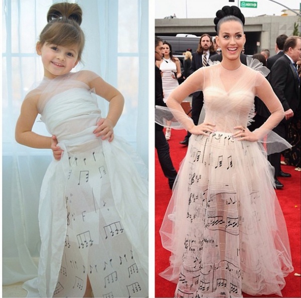 La Piccola Bimba Fashion che Ricrea gli Abiti delle Star con la Mamma, Ecco le Foto!