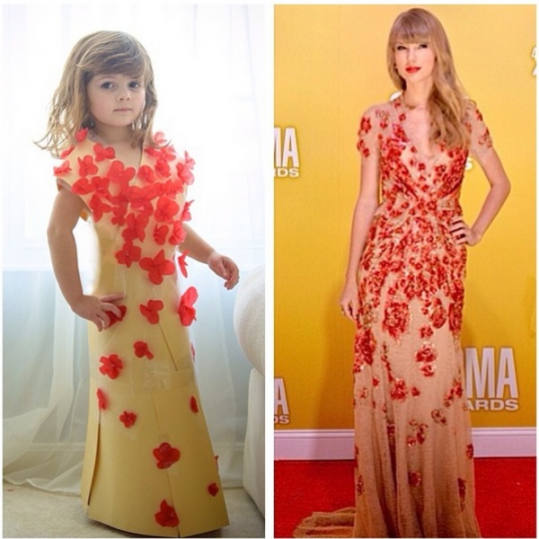 La Piccola Bimba Fashion che Ricrea gli Abiti delle Star con la Mamma, Ecco le Foto!