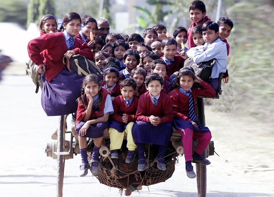 20 Percorsi Pericolosi Nel Mondo Che I Bambini Devono Fare Per Andare a Scuola