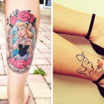 38 Tatuaggi Piccoli e Grandi Ispirati alle Principesse Disney!