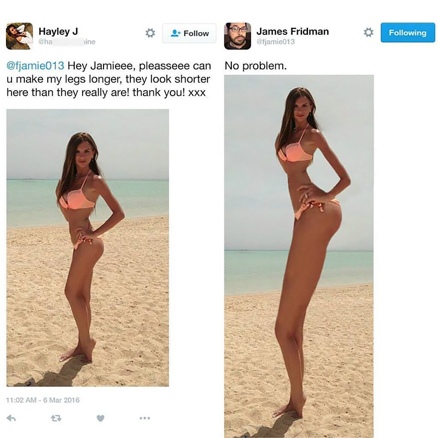 Bellezza a Tutti i Costi? Ecco 19 Divertentissimi "Scherzi" Fatti con Photoshop