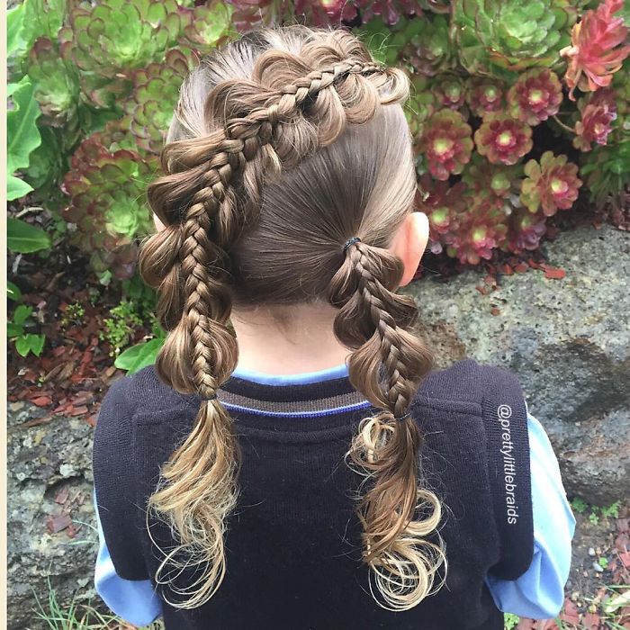 Questa Mamma Crea Ogni Giorno Acconciature Uniche per la Sua Bimba