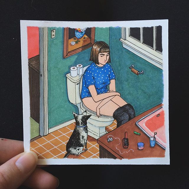 Cosa Fanno le Donne Quando Nessuno le Guarda? 19 Illustrazioni per Raccontarvelo