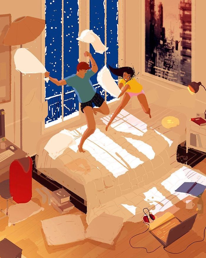 45 Illustrazioni per Descrivere la Gioia delle Piccole Cose della Vita di Ogni Giorno
