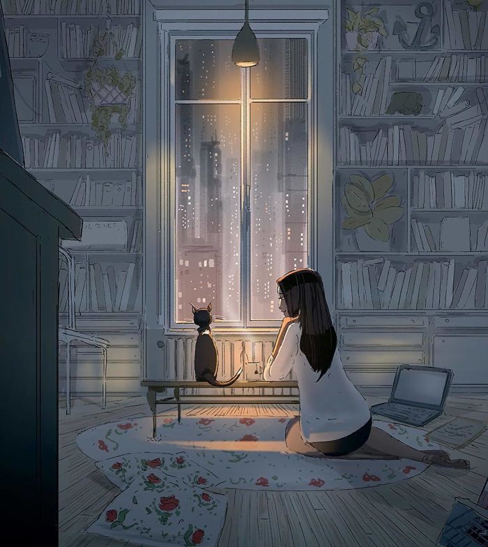 45 Illustrazioni per Descrivere la Gioia delle Piccole Cose della Vita di Ogni Giorno
