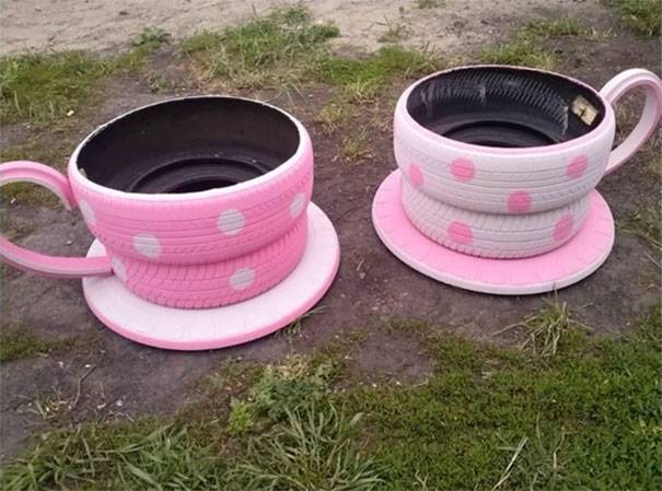 29 Idee per Riciclare le tue Vecchie Gomme Davvero Originali!