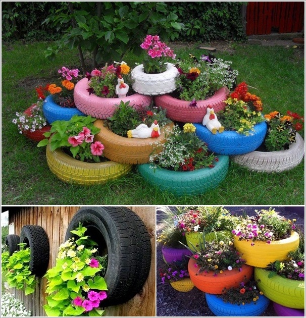29 Idee per Riciclare le tue Vecchie Gomme Davvero Originali!