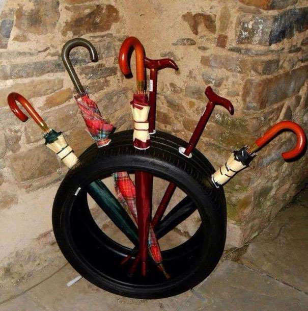 29 Idee per Riciclare le tue Vecchie Gomme Davvero Originali!