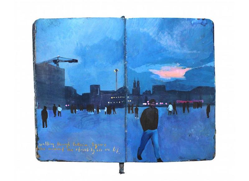 L'Artista che Racconta i Suoi Viaggi su una Moleskine: Ecco i Suoi Incantevoli Dipinti
