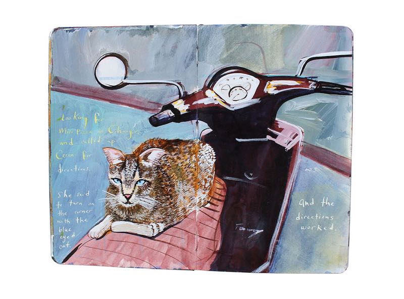 L'Artista che Racconta i Suoi Viaggi su una Moleskine: Ecco i Suoi Incantevoli Dipinti